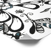 Geen regen, geen bloemen poster (Hoek)