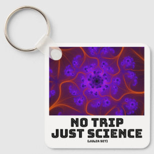 Geen reis alleen maar wetenschap Mandelbrot Julia Sleutelhanger