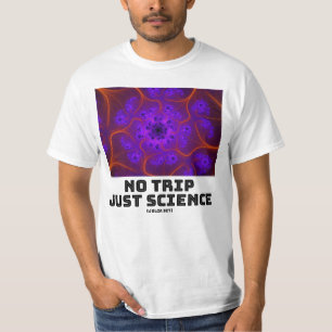 Geen reis alleen maar wetenschap Mandelbrot Julia T-shirt