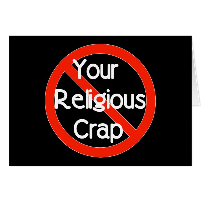 Geen religieuze krap (Voorkant Horizontaal)