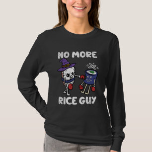 Geen Rijst Meer Man Halloween Grappige Sushi Kawai T-shirt