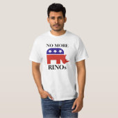 Geen RINO's meer T-shirt (Voorkant volledig)