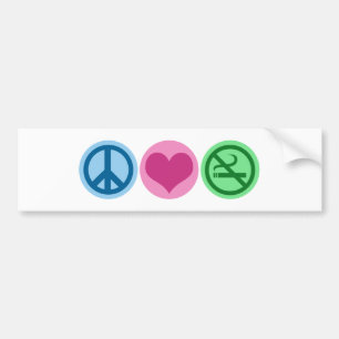 Geen roken bumpersticker