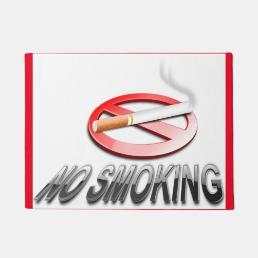 GEEN ROKEN DEURMAT (Voorkant)