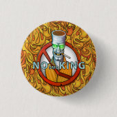 geen roken - grappig sigaret ronde button 3,2 cm (Voorkant)