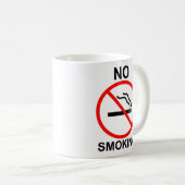 Geen roken koffiemok (Voorkant rechts)