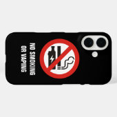 Geen roken of dampen Case-Mate iPhone case (Achterkant (horizontaal))