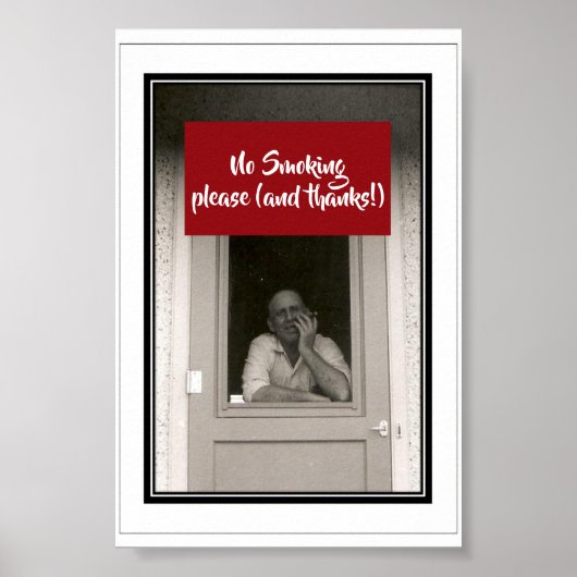 Geen roken poster (Voorkant)