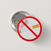 Geen roken ronde button 3,2 cm (Voorkant /achterkant)