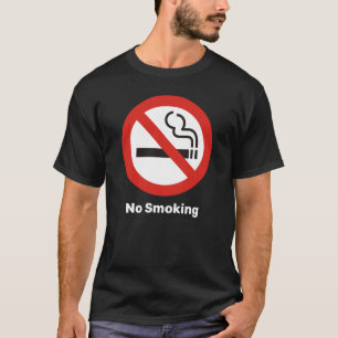 Geen roken T-shirt
