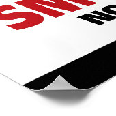 Geen roken - Zuurstof in gebruik - geen Fumar Poster (Hoek)