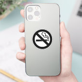 Geen rokersymbool sticker (Telefoon)