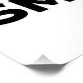 Geen rokerteken perfect poster (Hoek)