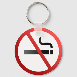 Geen rokerteken sleutelhanger