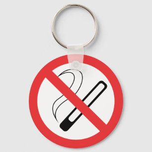 Geen rokerteken sleutelhanger