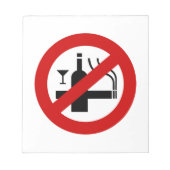 GEEN rookalcohol ⚠ Thaise ⚠ Notitieblok (Voorkant)