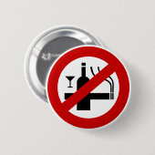 GEEN rookalcohol ⚠ Thaise ⚠ Ronde Button 5,7 Cm (Voorkant /achterkant)