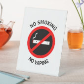 GEEN ROOKGEEN VAPENSIGN RECLAMEBORD MET VOETSTUK (Insitu)