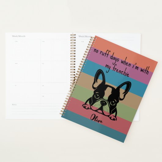 Geen Ruff Days met mijn Franse Bulldog Planner (Display)