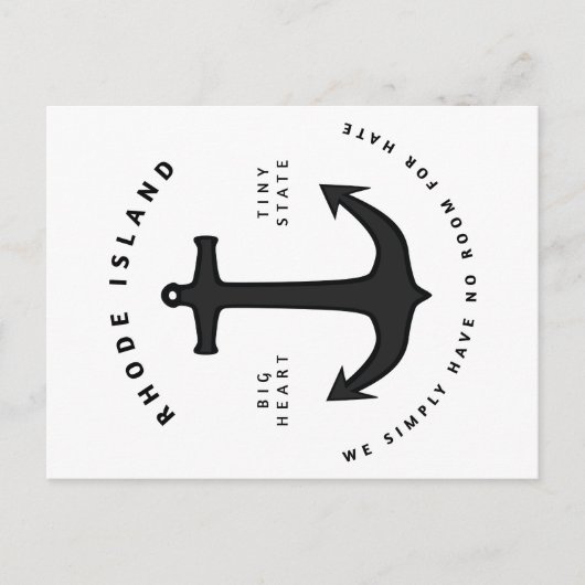 Geen ruimte voor het Briefkaart van de Hate (Voorkant)