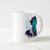 Geen rust op de schimmel extra grote beker (Voorkant rechts)