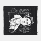 Geen rust op de schimmel fleece deken (Voorkant (Horizontaal))