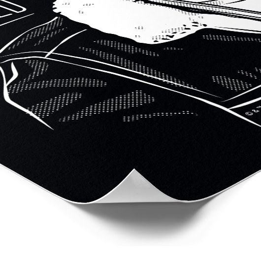 Geen rust op de schimmel poster (Hoek)