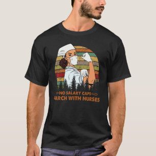 Geen salarisplafond verpleegster Amerikaanse miljo T-shirt