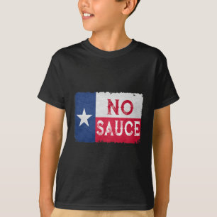 Geen saus op Centraal Texas BBQ Brisket Byrbecue T-shirt