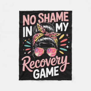 Geen schaamte in mijn herstelspe Sobriety Geesteli Fleece Deken