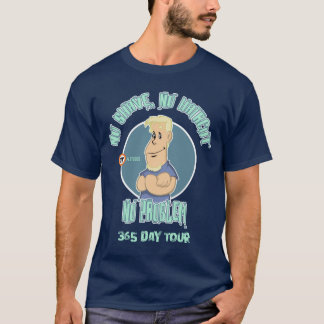 geen scheerbeurt, geen kapsel, geen probleem t-shirt