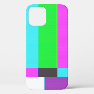 geen scherm met signaaltelevisie met ruis iPhone 12 hoesje