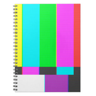 geen scherm met signaaltelevisie met ruis notitieboek