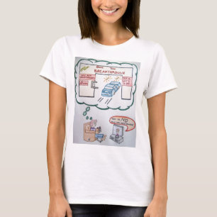 Geen schijfdoorvoer t-shirt