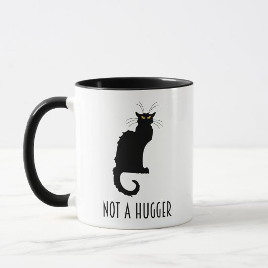 Geen schimmelaar Introvert Antisociaal Kat Mok (Links)