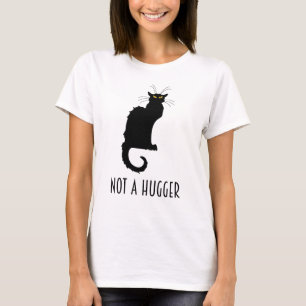Geen schimmelaar Introvert Antisociaal Kat T-shirt