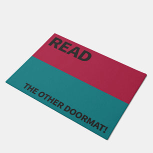 Geen schoenen in de huisslaapkamer (Cadeau voor OC Deurmat
