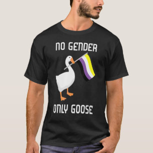 Geen seksespecifieke niet-binaire vlag Lgbtq Pride T-shirt