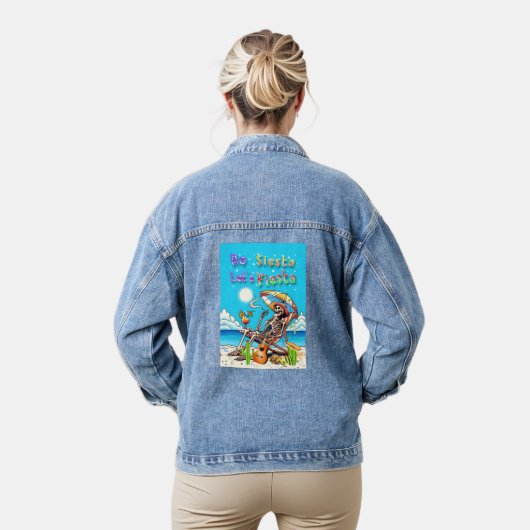Geen Siesta Let's Fiesta Denim Jacket (Model)