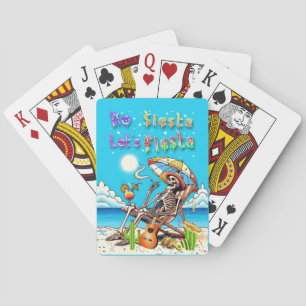 Geen Siesta Let's Fiesta Pokerkaarten
