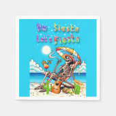 Geen Siesta Let's Fiesta Servet (Voorkant)