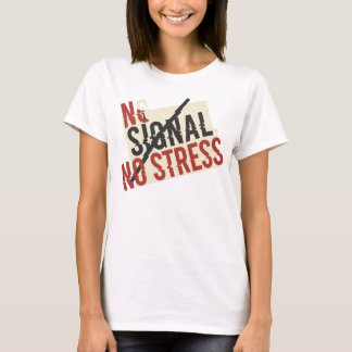 Geen Signaal Geen Stress Digitaal Detox T-shirt