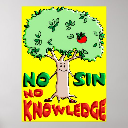 Geen Sin No Knowledge Poster (Voorkant)