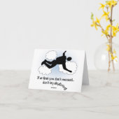 Geen skydiving-kaarten kaart (Gele Bloem)