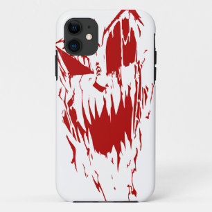 Geen slaapstand - Rood op White Halloween iPhone 5 11 Hoesje