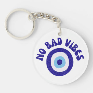 Geen Slechte Vibes Boze Oog - Beschermingsamulett Sleutelhanger