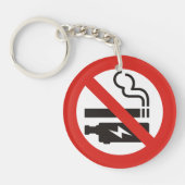 Geen Sleutelhanger voor roken of afdampen (Voorkant)