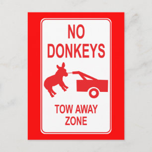 Geen sleutels: Tow Away Zone Briefkaart