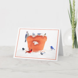 Geen sneeuwvlok ooit herfsten Op de verkeerde plaa Feestdagen Kaart