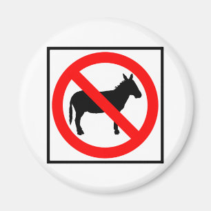Geen snelwegteken voor Donkeys Magneet